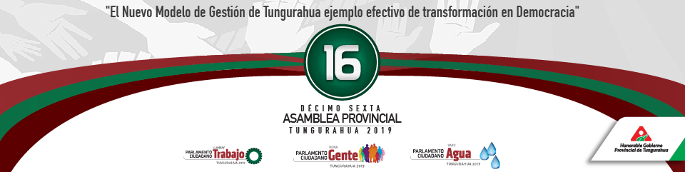 Banner XV Asamblea Provincial de Tungurahua